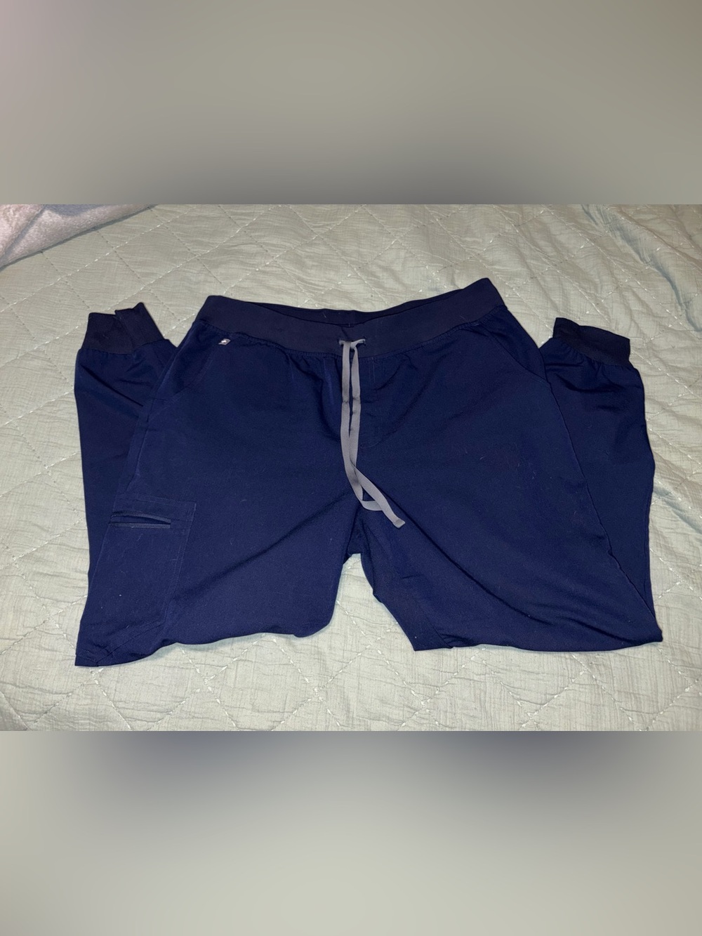 Figs Zamora Navy Drawstring Jogger Scrub Pants